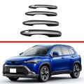 For Toyota Corolla Cross 2020-2022 Car Door Handle Cover,carbon Fiber