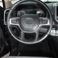 Car Steering Wheel Trim for Ram 1500 2018-2022 , Carbon Fiber