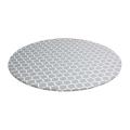 Round Tablecloth with Elastic Edge Waterproof Oil Proof Table Cloth