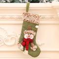 Christmas Stocking Santa Claus Candy Sock Gift Decor Bag, B