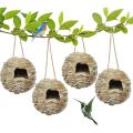 For Outside Hanging, Set Of 4 Hand Woven House for Audubon Finch