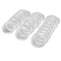 100pcs 21mm Plastic Coin Capsules Box Storage Clear Round
