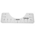 5-in-1 T-shirt Alignment Ruler for Adults, Teenagers and Children