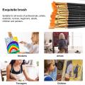 12 Pcs Paint Brushes Kit for Acrylic Painting for Artists Kids Adults