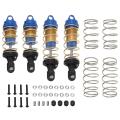 4pcs Metal Front and Rear Shock Absorber for Traxxas Slash 4x4,2