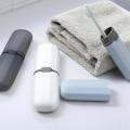 Toothbrush Case Stretchable Toothpaste Holder Blue
