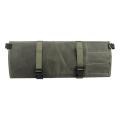 Chef Knife Case Waxed Canvas Roll Storage Knife Carrying Pouch