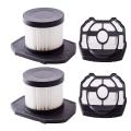 2 Pack Filter with 2 Pack Pre-screen Filter Replacement for Ryobi