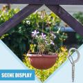 48pcs Screw Hooks Ceiling Hooks for Hanging Plants Lights Party