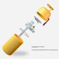 Air Humidifier Mini Ultrasonic Usb Essential Oil Diffuser Yellow