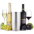 2 Pack Stainless Steel Double Wall Wine Cooler Bucket, with Clamp