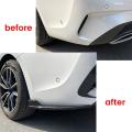 Car Rear Bumper Lip Diffuser Splitter Winglet Apron Spoiler Carbon