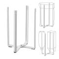 Plastic Bags Holder for Bottles, Cups and Wine Glass Baggy Rack-white