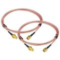 2 Pcs Sma Cable 4g Antenna Extension Cable Sma 3ft for Dab Car Aerial