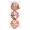 Christmas Tree Balls Small Bauble Hanging Home Party Ornament ,orange