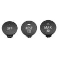 Off/rest/max Climate Control Knob Panel Switch Knobs