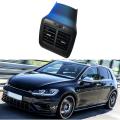 Black Rear Air Conditioning Outlet Air Vent for Golf 7 Mk7 2013-2017