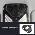 Carbon Fiber Front Reading Light Panel Cover Trim