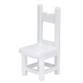 1/12scale Dollhouse Miniature Chair,for Dollhouse Decoration White