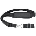 2 Pieces Of 3.8 X 110 Cm/1.5 X 43.3 Inches Black Shoulder Strap