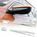4pcs Chrome Door Rear View Mirror Pillar Trim Cover for Honda Civic
