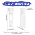 30pcs Vertical Blind Stem Replacement White Stems for Vertical
