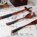 2 Set Wooden Tableware Travel Utensils Reusable,fork Spoon Chopsticks