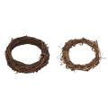 8 Pieces 2 Sizes Natural Grapevine Wreaths Vine Branch Wreath Garland