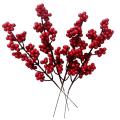 Red Artificial Berry Stems 8 Inch Red for Berry Floral Home Decor