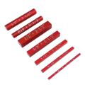 7pcs Precision Aluminum Setup Bars for Router and Table Saw (red)