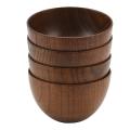 Creative and Simple Wooden Bottomless Wooden Bowl Practical Soup Bowl