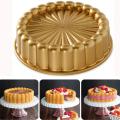 Charlotte Cake Pan,10 Inch Cake Pan for Baking Fluted Cake Pan Mold