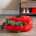 Christmas Wreath Storage Bag 23.62inch Garland Container Red