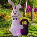 Inflatable Easter Rabbit with Led Lights Inflatable Toys-uk Plug