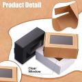 30 Pcs Mini Paper Box for Soap Treat Bakery Candy(black Brown White)