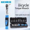 Genier 1/4 Inch 2-24nm Bicycle Bike Torque Wrench Hex Key Tool