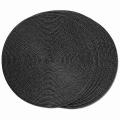Round Braided Placemats Set Of 6 Table Mats for Dining Tables