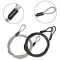 Travel Security Cable Lock,braided Steel Coated Safety Cable