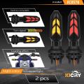 Led Signal Light Daytime Running Lights Double Flowing Yellow+red