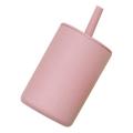 Toddler Cup Kids Silicone Training Cup with Straw (pink)