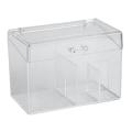 Dustproof Plastic Cosmetic Storage Box Cotton Pad/cotton Swab