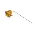 7pcs Foam Glitter Artificial Rose Decor, Gold