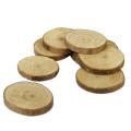 Wood Log Slices Discs 30pcs 3-4cm for Diy Crafts Wedding Centerpieces