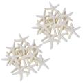 30 Pieces Creamy-white Pencil Finger Starfish for Wedding Dcor