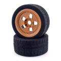 Zd 2pcs 109x51mm Wheel Tires Tyre 17mm Hex for 1/7 Zd Racing Rc Car