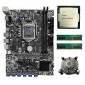 B250c Mining Motherboard with G3900 Cpu+2x8g Ddr4 Ram+cooling Fan
