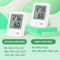 2 Pieces Of Mini Lcd Digital Thermometer Office Indoor Hygrometer