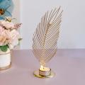 Gold Metal Wrought Iron Candle Holder European Home Decoration