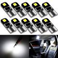 20pcs W5w 168 Led Canbus Light 2smd Bulbs Car Interior Error Free 12v