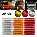 30x Red Amber White 9 Led Side Marker Lights for Truck Trailer Lorry